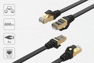Unitek Ethernet plakanais tīkla kabelis Cat.7 3m