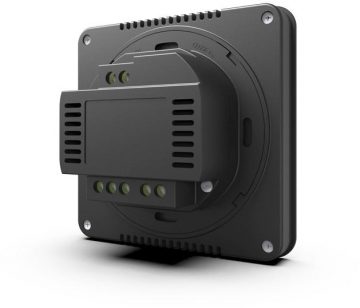 Vadu divstāvokļu iebūvējamie istabas termostati, melni, ST-297z v3 Tech kontrolieri
