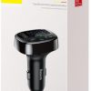 FM RAIDĪTĀJS AUTO LĀDĒTĀJS Baseus Enjoy S-09A 3.4A 2x USB-A microSD BT 4.2
