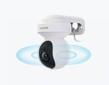 Reolink E Series E540 PTZ 5MP Wi-Fi LED IP kamera Balta Reolink E Series E540 PTZ 5MP Wi-Fi LED IP kamera Balta