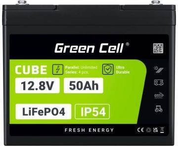 Ličio geležies fosfato akumuliatorius LiFePO4 žalias kubas 12,8 V 50 Ah LFPGC12V50 AH Ličio geležies fosfato akumuliatorius LiFePO4 žalias kubas 12,8 V 50 Ah LFPGC12V50 AH