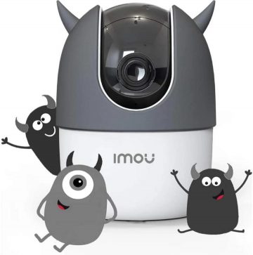 Imou Ranger 2 5MP IP kamera ar pelēku silikona korpusu