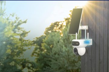 Ezviz HB90 IP kamera ar 8W saules paneli, divkārša, 4MP+4MP Wi-Fi, AOV