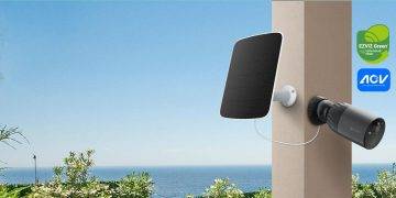 Беспроводная IP-камера Ezviz BC1c 4K 8MPx с солнечной панелью