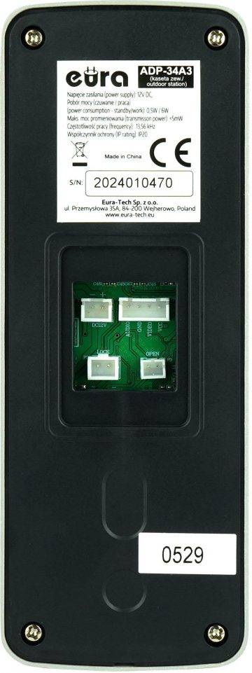 EURA ADP-34A3 intercom, must EURA ADP-34A3 intercom, must