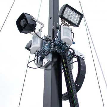 Mobilus bokštas nuotoliniam CCTV vaizdo stebėjimui iCAM-TOWER AI 5MQ3