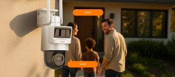 Hilook PTZ-S4-4G IP camera with solar panel