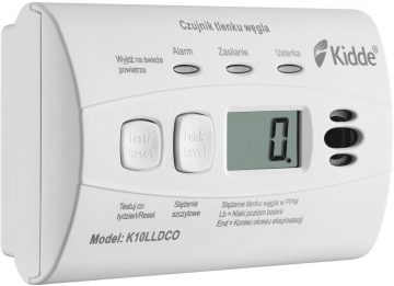 Kidde K10LLDCO carbon monoxide sensor with display
