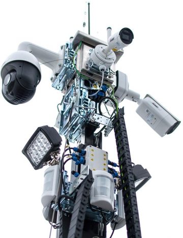 Mobilus bokštas nuotoliniam CCTV vaizdo stebėjimui iCAM-TOWER AI 5MQ3