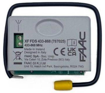 Удобный комплект FDS 24 В - FAAC S418 для двухсторонних ворот шириной 5,4 м