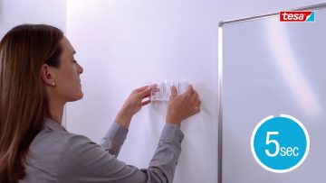 Tesa Powerstrips Click Large pašlīmējošās montāžas strēmeles, lielas, atkārtoti noņemamas, līdz 2 kg