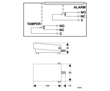 ВЫКЛЮЧАТЕЛЬ ТРЕВОГИ AWZ700 PULSAR