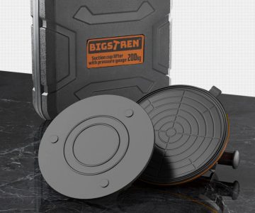 VAKUUMA PIESŪCEKNIS AR SŪKNI UN SPIEDIENA MĒRĪTĀJU BIGSTREN-22479 BIGSTREN