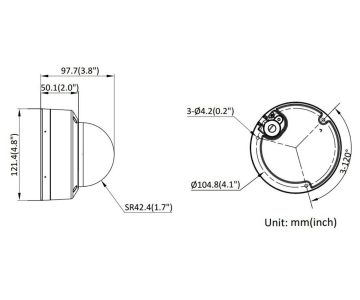 IP PRETVANDĀLISMA KAMERA DS-2CD2183G2-LIS2U(2.8MM)(BLACK)/PL Smart Hybrid Light AcuSense - 8.3&nbsp;Mpx 4K UHD Hikvision