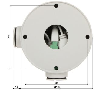 IP HIBRĪDA TERMOKAMERA DS-2TD2628-3/QA 3.6 mm - 720p, 4.3 mm - 4 Mpx Hikvision IP HIBRĪDA TERMOKAMERA DS-2TD2628-3/QA 3.6 mm - 720p, 4.3 mm - 4 Mpx Hikvision