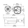 IP HIBRĪDA TERMOKAMERA DS-2TD2628-3/QA 3.6 mm - 720p, 4.3 mm - 4 Mpx Hikvision IP HIBRĪDA TERMOKAMERA DS-2TD2628-3/QA 3.6 mm - 720p, 4.3 mm - 4 Mpx Hikvision