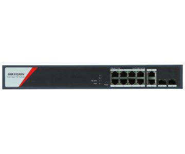 SWITCH POE DS-3E1512HP-SI-8P2T2F 8-PORTU SFP Hikvision