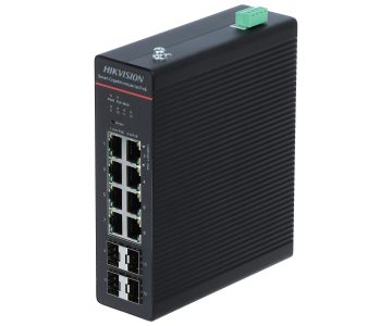 INDUSTRIĀLAIS PĀRSLĒGS POE DS-3T1512HP-SI-8P4F/NOPOWER 8-PORTU SFP Hikvision