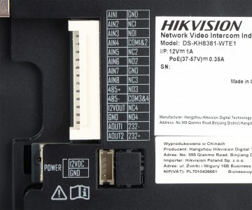 IEKŠĒJAIS PANELIS Wi-Fi / IP DS-KH8381-WTE1 Hikvision