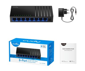 SWITCH   GS108D 8-PORTU CUDY
