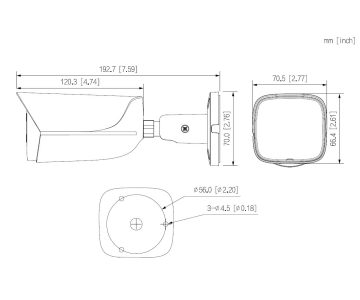IP-КАМЕРА IPC-HFW3649E-AS-IL-0280B-BLACK AcuPick WizSense 6 МП 2.8 мм DAHUA