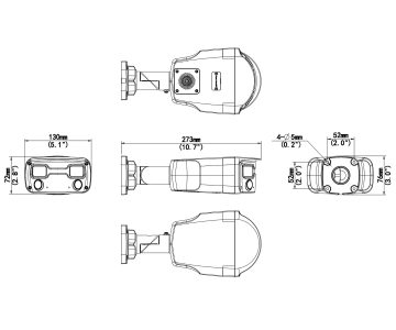 IP-КАМЕРА IPC2K28SE-ADF40KMC-WL-I0 ПАНОРАМНАЯ ColorHunter - 8 МП 2 X 4,0 мм UNIVIEW