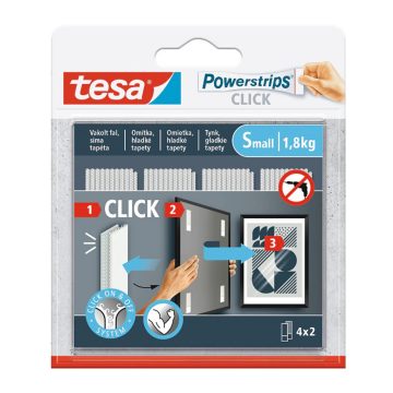 Самоклеящиеся монтажные полосы PowerStrips-Click/Small TESA Самоклеящиеся монтажные полосы PowerStrips-Click/Small TESA