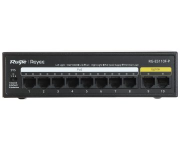 SWITCH POE RG-ES110F-P 8-PORTU REYEE