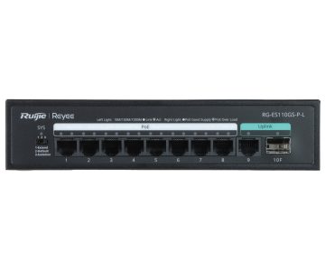 SWITCH POE RG-ES110GS-P-L 8-PORTU SFP REYEE