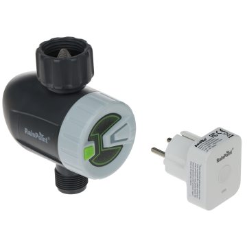 SMART WATERING VALVE TIMER WITH WIFI CENTRAL NODE TTV102B+TWG009BW Tuya Smart RainPointSMART WATERING VALVE TIMER WITH WIFI CENTRAL NODE TTV102B+TWG009BW Tuya Smart RainPoint