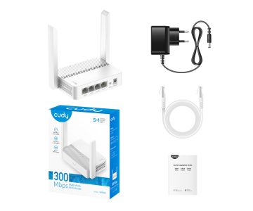 ROUTER WR300 2.4 GHz 300 Mbps CUDY