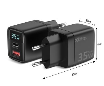 Сетевое зарядное устройство USB XB-XC1 GaN3 Xblitz Сетевое зарядное устройство USB XB-XC1 GaN3 Xblitz