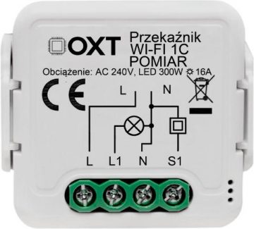 Модуль реле OXT 1 измерение цепи 16A WIFI TUYA Модуль реле OXT 1 измерение цепи 16A WIFI TUYA