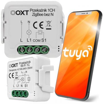 OXT mini relay module 1 circuit without N ZigBee TUYA
