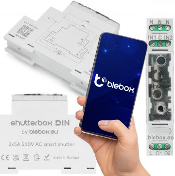 Модуль управления жалюзи Blebox. Модуль управления жалюзи Blebox.