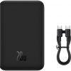 Baseus Magnetic Mini PPCX150001 Powerbank 20000mAh 20W PD Induktīvā uzlāde Qi USB-C USB-C kabelis Baseus Magnetic Mini PPCX150001 Powerbank 20000mAh 20W PD Induktīvā uzlāde Qi USB-C USB-C kabelis