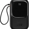 Powerbank Baseus Qpow digitālais displejs PPQD060201 20000mAh 20W PD QC USB-A USB-C + Lightning kabelis