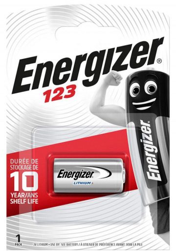 Батарейка CR123A Energizer (1 в блистере)Батарейка CR123A Energizer (1 в блистере)