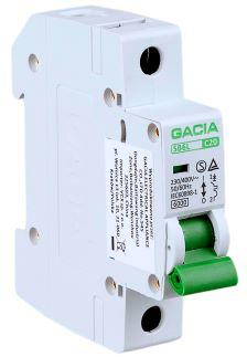 Kaitselüliti, 6kA, C, 1 poolus, 16A GACIA SB6L C 1P 16A vooluahela lüliti, 6kA, C, 1 poolus, 16A GACIA SB6L C 1P 16A
