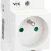 Вилка для рейки TH 35 с заземляющим контактом 230 В VCX GN TH
