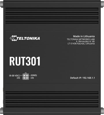 Промышленный маршрутизатор Teltonika RUT301 (RUT301000000)Промышленный маршрутизатор Teltonika RUT301 (RUT301000000)