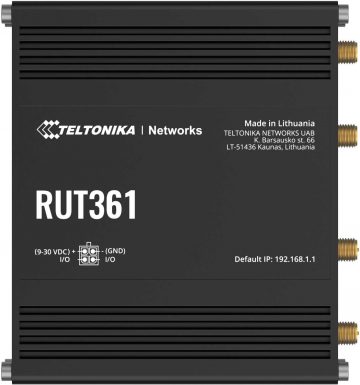 Промышленный маршрутизатор 4G/LTE Teltonika RUT361 (RUT361100000) Промышленный маршрутизатор 4G/LTE Teltonika RUT361 (RUT361100000)
