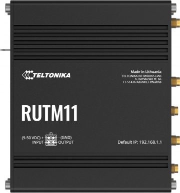 Промышленный маршрутизатор 4G/LTE Teltonika RUTM11 (RUTM11000000)Промышленный маршрутизатор 4G/LTE Teltonika RUTM11 (RUTM11000000)