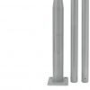 BEMKO foldable lighting pole 3 m 160 × 160 mm fi 60 mm grey