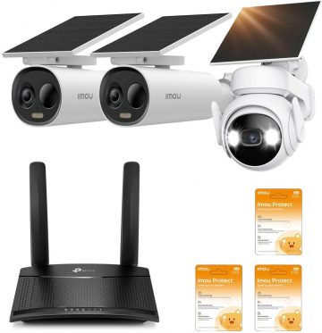 Imou Cell PT komplekts, Cell 3C AIO kameru komplekts ar LTE maršrutētāju