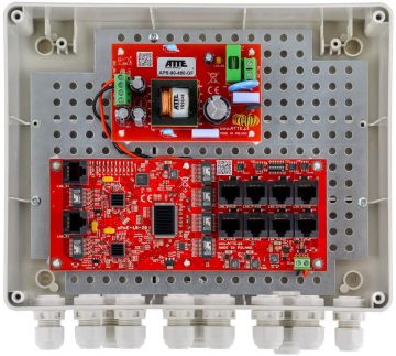 8-портовый внешний POE-коммутатор для 8 IP-камер ATTE IP-8-20-L28 внешний POE-коммутатор для 8 IP-камер ATTE IP-8-20-L2