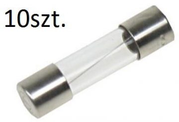 ПРЕДОХРАНИТЕЛЬ B-1000 1000мА СТЕКЛЯННЫЙ, С ВРЕМЕНЕМ ОТКЛЮЧЕНИЯ 1А 250В 10 шт.