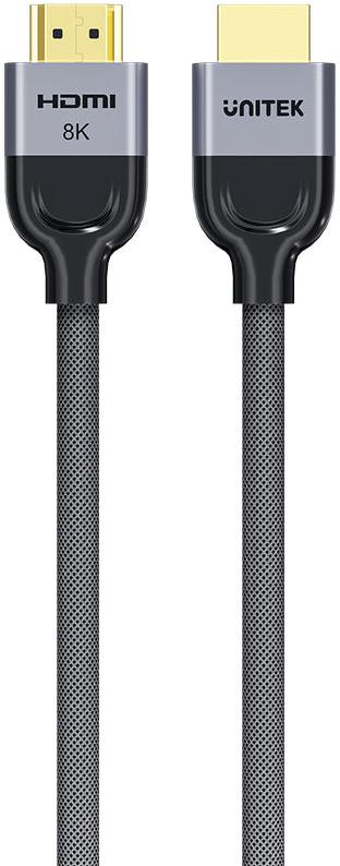 Плетеный кабель Unitek 8K LUX HDMI 2.1 5M Плетеный кабель Unitek 8K LUX HDMI 2.1 5M