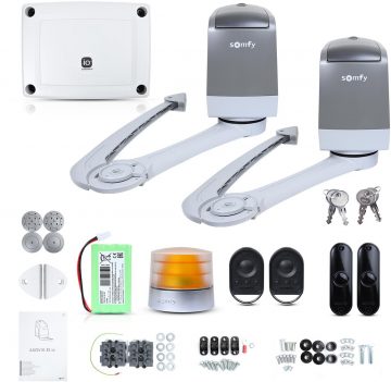 Комплект Somfy Axovia 3S IO Comfort для двухстворчатых ворот шириной 4 мКомплект Somfy Axovia 3S IO Comfort для двухстворчатых ворот шириной 4 м