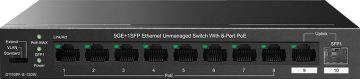 Коммутатор POE TENT TEG1110PF-8-120SWкоммутатор POE TENT TEG1110PF-8-120W